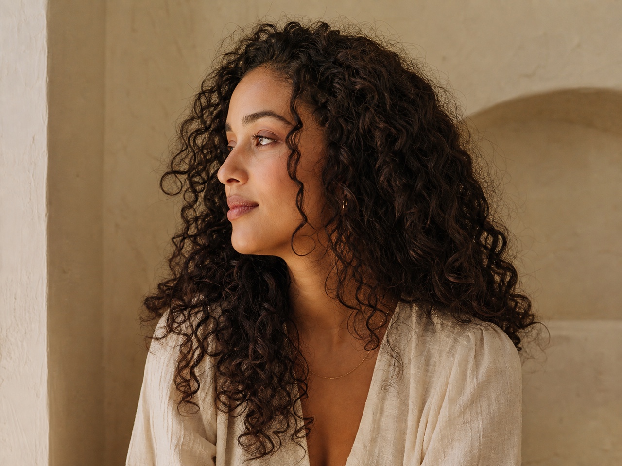Warm editorial custom portrait